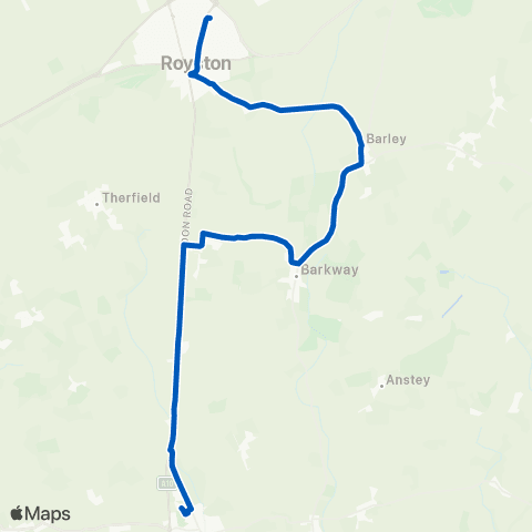 Richmonds Coaches Fieldfare Way - Freman College map