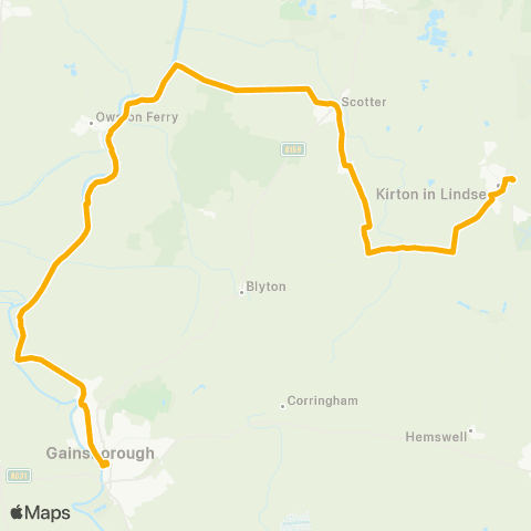Stagecoach East Midlands Bus Station - Huntcliffe School map