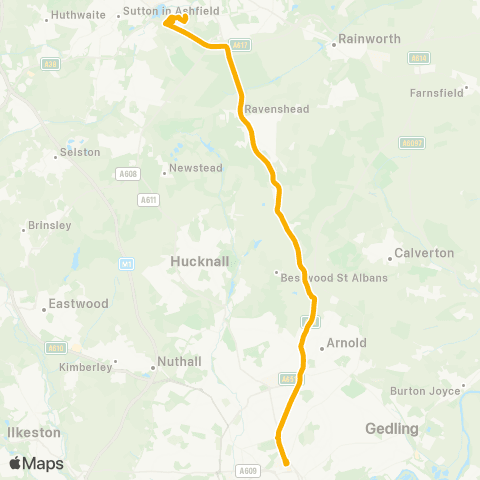 Stagecoach East Midlands Victoria Bus Station - Glenair map