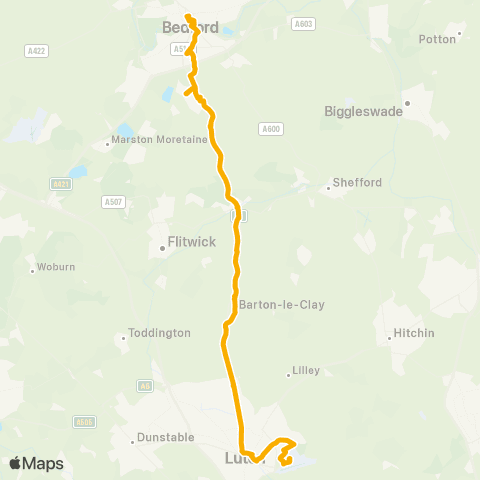 Stagecoach East Central Railway Sta - Airport Bus Sta map