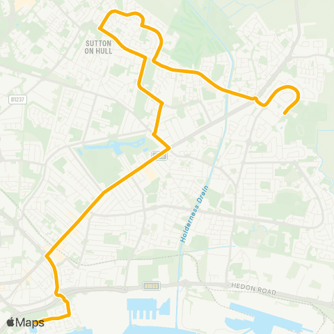 Stagecoach East Midlands Nestor Grove - The Haven map
