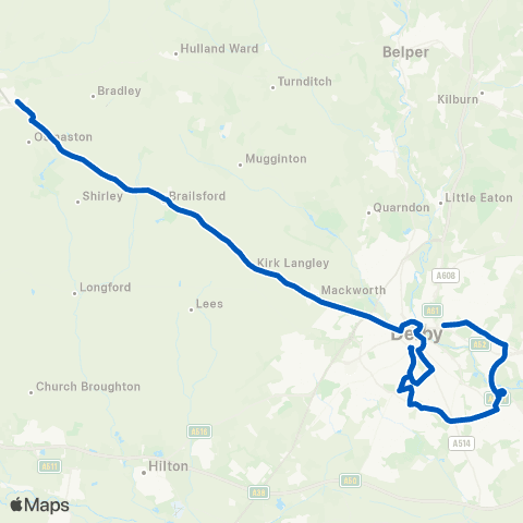 Notts and Derby Moy Park - Wayzgoose Drive map