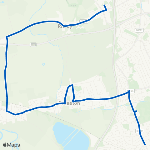 Notts and Derby Railway Station - Friesland School map