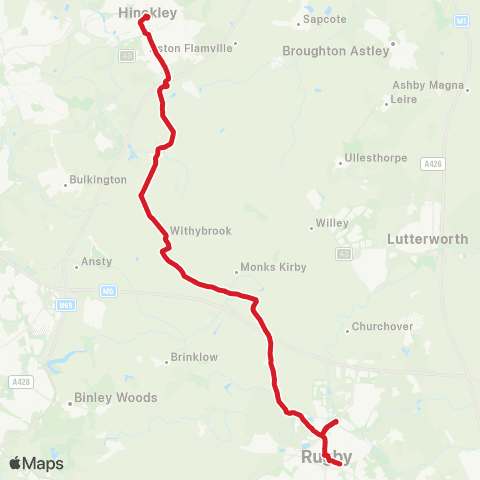 National Express Accessible Transport The Crescent Bus Station - Clifton Road map