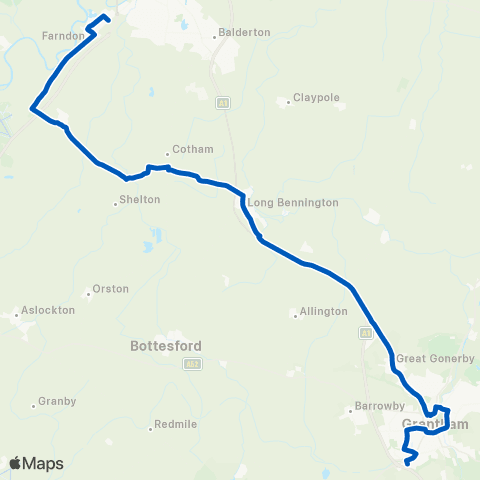 Marshalls of Sutton on Trent Long Lane - Walton Academy map