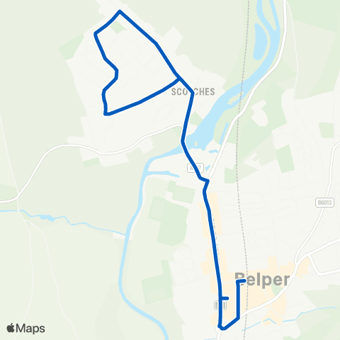 Notts and Derby Bus Garage - King Street map