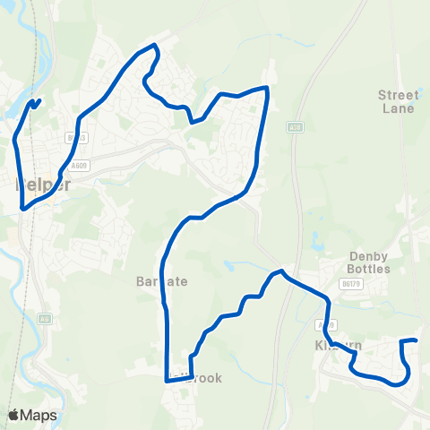 Notts and Derby Vincent Close - St Elizabeths PS map