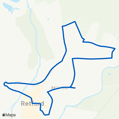 Nottinghamshire CCFS Retford Bus Sta - Retford Bus Sta map