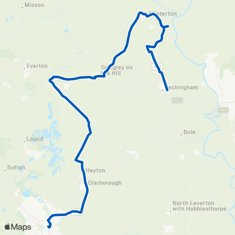 Nottinghamshire CCFS High Street - Retford Bus Station map