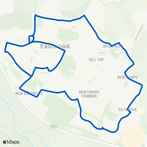 Nottinghamshire CCFS Morrisons - Morrisons map