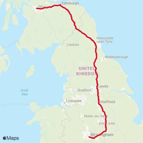 National Express Buchanan Bus Sta - Birmingham Coach Sta map