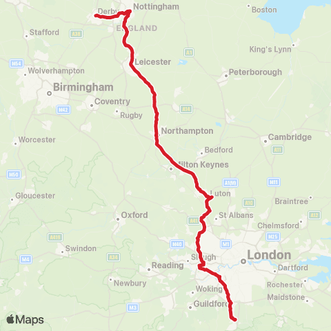 National Express Luton Sta Interchange - S Term Bus Sta map