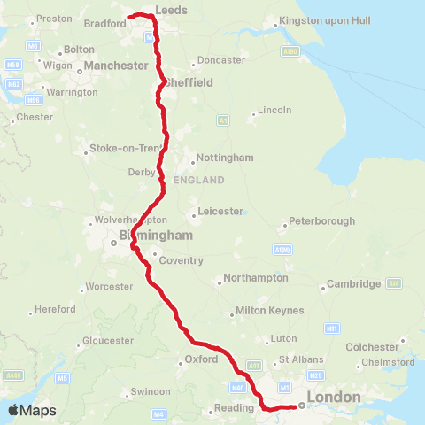 National Express Victoria Coach Sta - Nelson Street N2 map