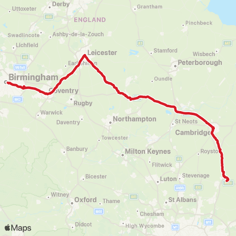 National Express Birmingham Coach Station - Coach Station map