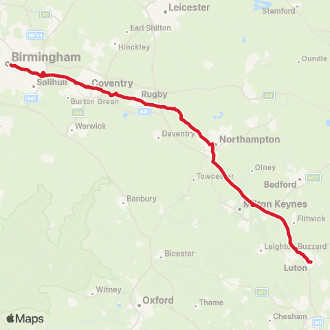 National Express Pool Meadow Bus Sta - Birmingham Coach Sta map