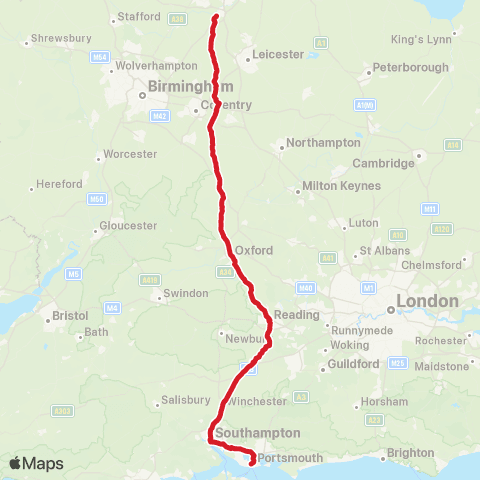 National Express Donington Park - The Hard Interchange map
