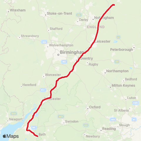 National Express Bus Station - Lost Village Festival Site map