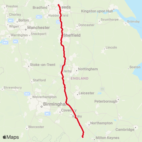National Express Dyer Street - Silverstone Race Circuit map
