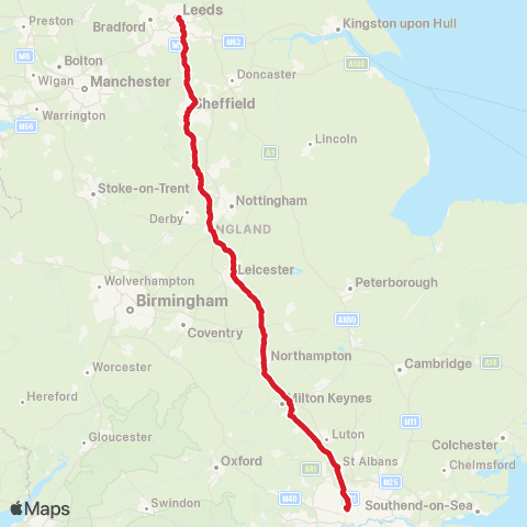 National Express Dyer St - Wembley Stadium Pink Coach Parking S Way map