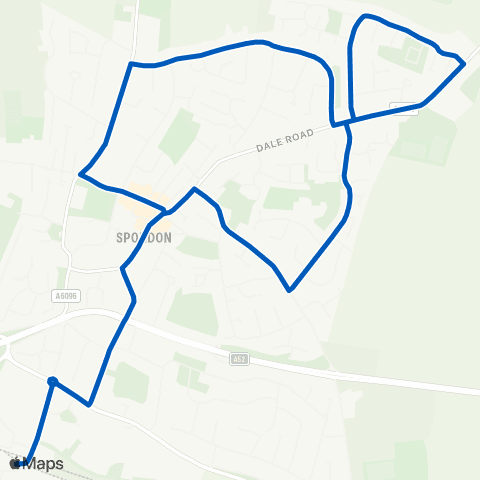Notts and Derby Spondon Station - Spondon Station map