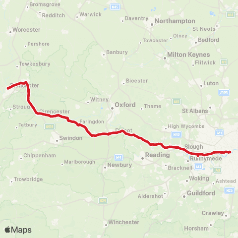 National Express Victoria Coach Station - Transport Hub map