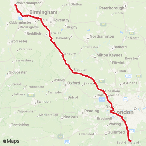 National Express S Term Bus Sta - Birmingham Coach Sta map