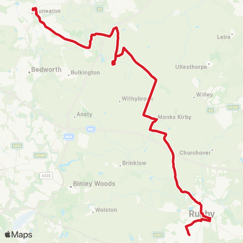 National Express Accessible Transport Marlborough Road - Bus Station map