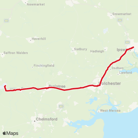 National Express Coach Station - Cardinal Park Cinema map