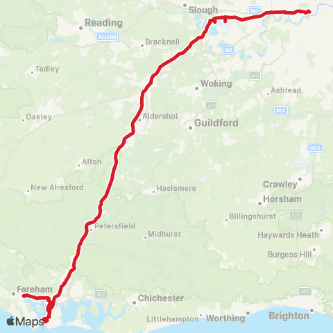 National Express Bus Sta - London Victoria Coach Sta Arrivals map