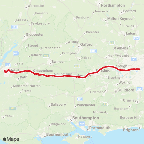 National Express Bus Sta - London Victoria Coach Sta Arrivals map
