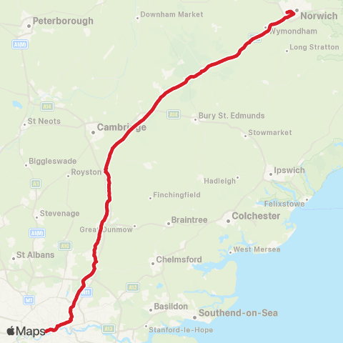 National Express Victoria Coach Station - Bus Station map