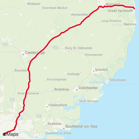 National Express Victoria Coach Station - Market Gates map