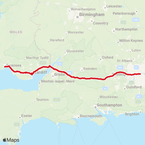 National Express Sarn Odeon - Swansea Bus Station Stand B map