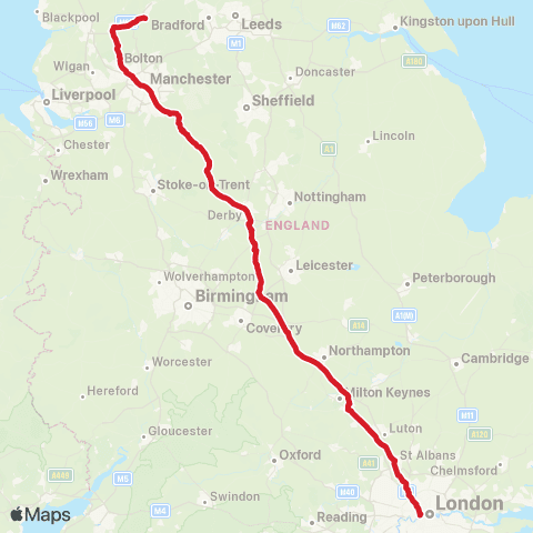 National Express Victoria Coach Sta - Manchester Central Coach Sta map