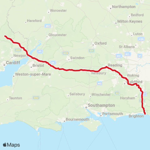 National Express Green Man Festival Glanusk Pk Estate Crickho - Old Steine map