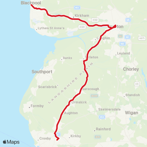 National Express National Exp Coach Facility - Aintree Embankment map