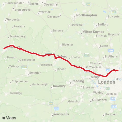 National Express Transport Hub - Tottenham Hotspur Stadium map