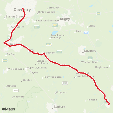 National Express Pool Meadow Bus Sta - Silverstone Race Circuit map