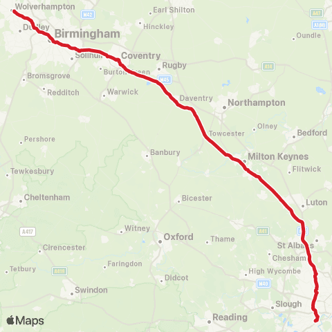 National Express Wolverhampton Bus Station - Varsity Dr map