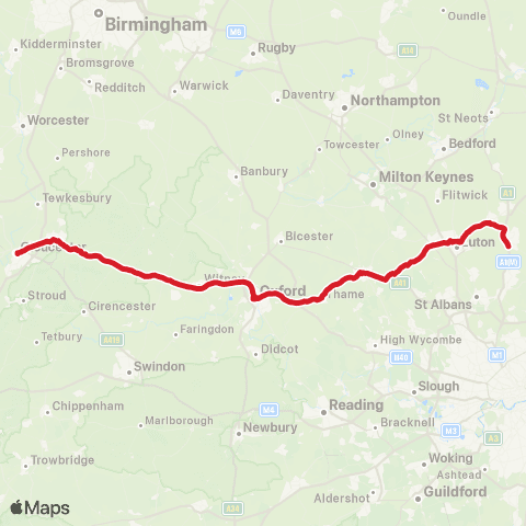 National Express Transport Hub - Knebworth Park Estate map