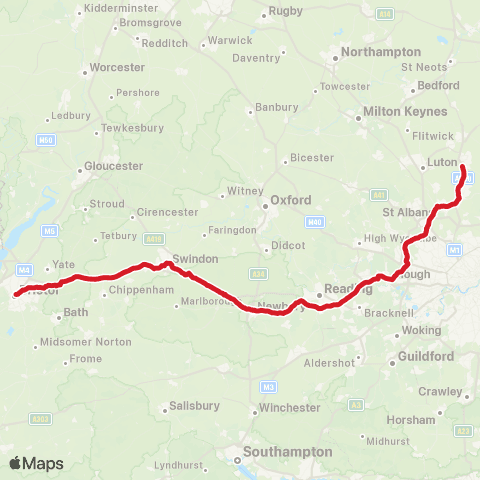 National Express Bus Station - Knebworth Park Estate map
