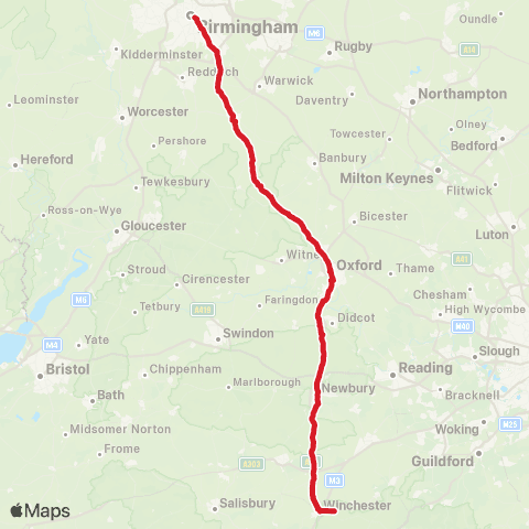 National Express Boomtown Fair Matterley Estate - Birmingham Coach Sta map