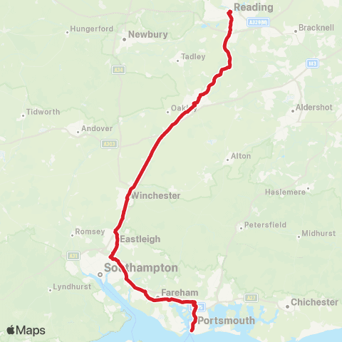 National Express Station N Interchange - Clarence Pier map