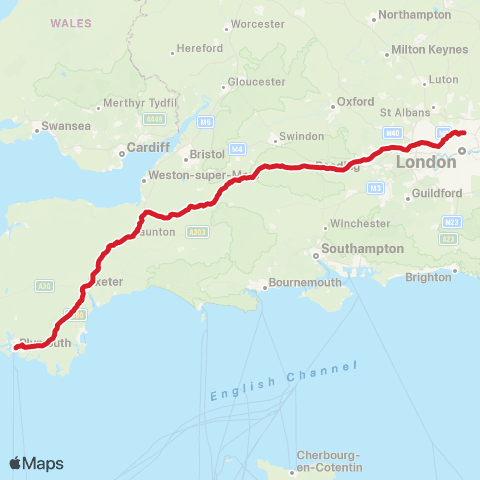 National Express Plymouth Coach Sta - Tottenham Hotspur Stadium map