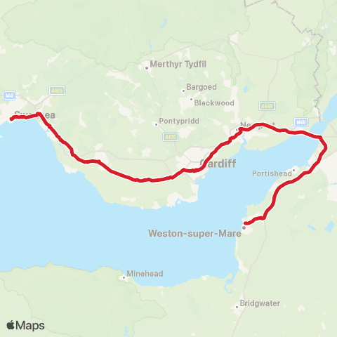 National Express Swansea Bus Sta Stand B - Summer Fest Locking Rd Car Pk map