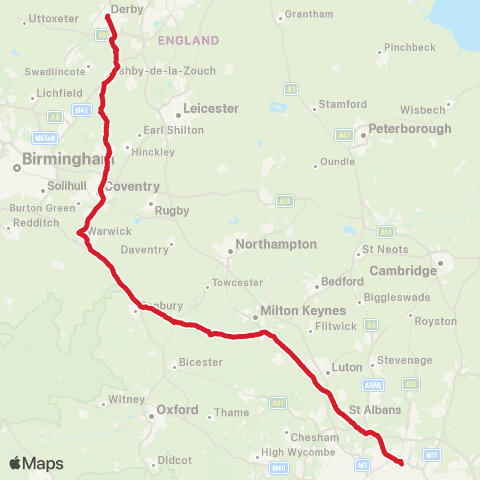 National Express Bus Station - Tottenham Hotspur Stadium map
