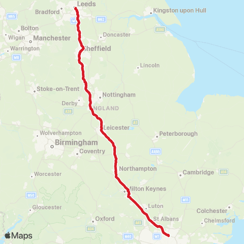 National Express Dyer Street - Tottenham Hotspur Stadium map