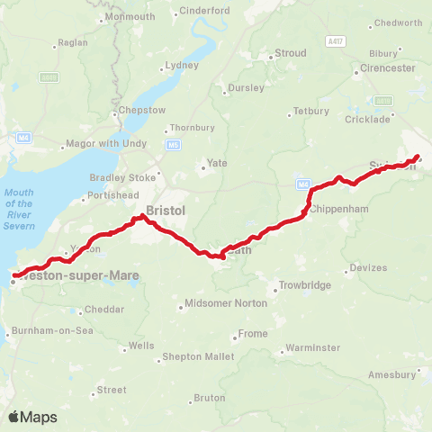 National Express Fleming Way - Summer Fest Locking Rd Car Pk map