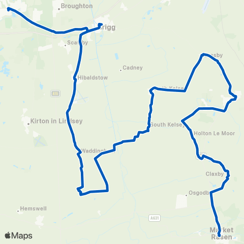 PC Coaches Market Place - Morrisons map