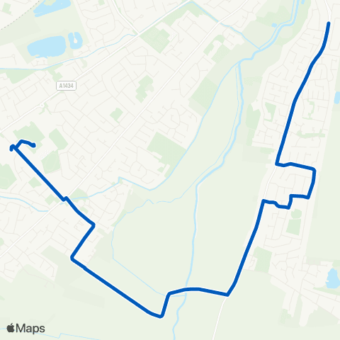 PC Coaches Parker Av - N Kesteven School Bus Park map